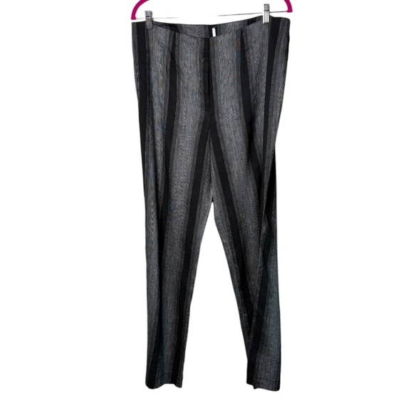 TUZZI Linen Blend 2 Pc Pantsuit Shoulder Pads Stretch Inserts Sz 12-14 - Picture 5 of 16